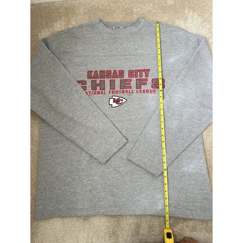 Vintage 2001 Kansas City Chiefs Sweatshirt Men’s XL XXL Gray NFL CSA Crewneck - Picture 5 of 7